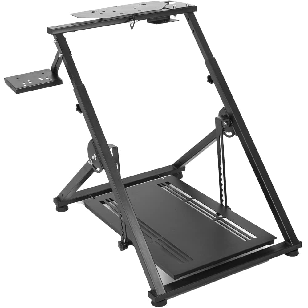 Sim Racing Wheel Stand New Upgrade X-frame fit for Logitech,Thrustmaster G27 G29 G920 G923 PXN V9 T248 T300 Steering Wheel Mount without Wheel Pedal and Shifter