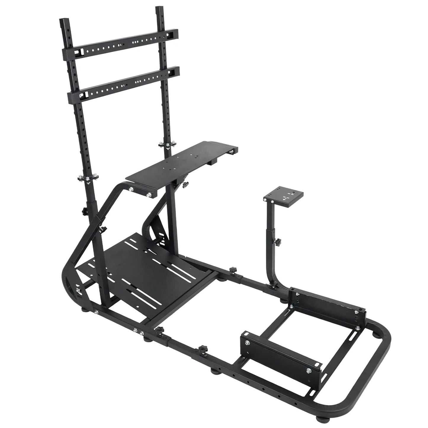 Gazzyt G29 Racing Simulator Cockpit with Installable Monitor Frame Fit for Logitech G920 G923,Thrustmaster,Fanatec,Gaming Wheel Stand without TV Wheels Pedals Shifter Seat